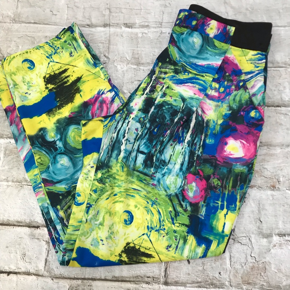 Rossmore Starry Night Silky Slouchy Pants Sz XL